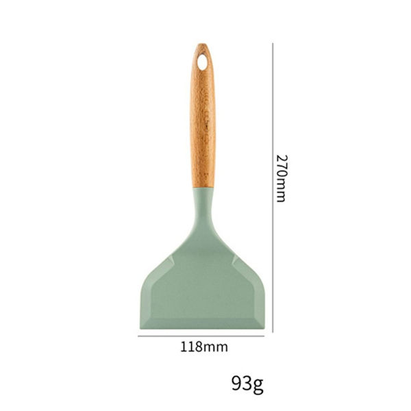 Cooking Shovel Silikon Spatel GRØNN GRØNN green