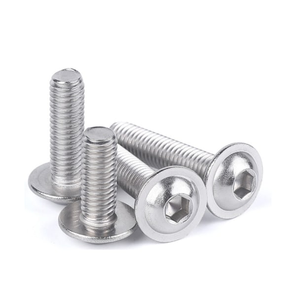 25 STK Socket Cap Skruer Sekskant Sekskant Socket Bolt unbrakonsokkel 25PCS