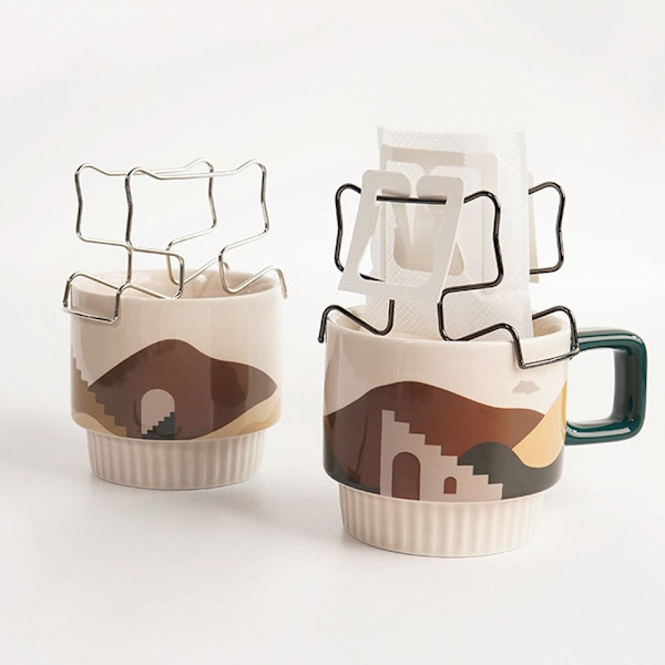 Kaffefilterholder Drypkurve Filterpapirposehylde