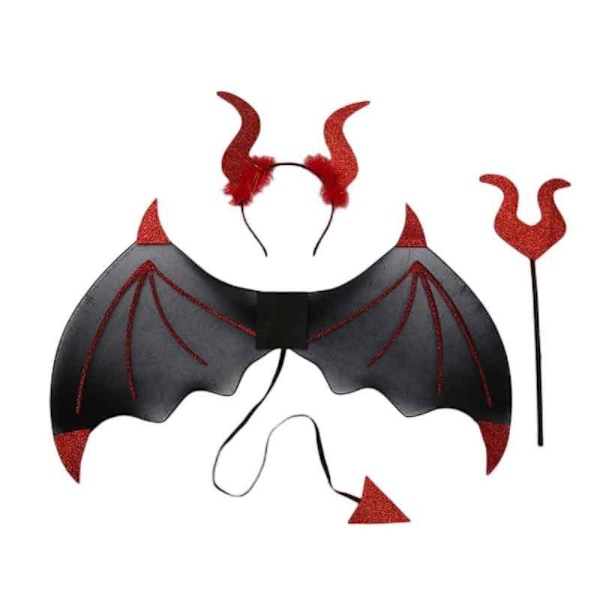 Demon Wings COS Dressing RED RED Red