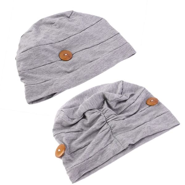 Dame Turban Chemo Hat LYSEGRÅ light gray