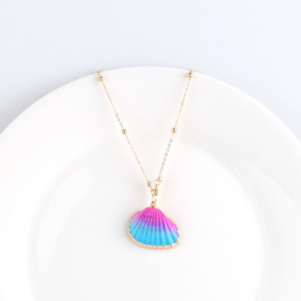 Boho Conch Shell Kaulakoru Natural Seashell Riipukset 3 3 3