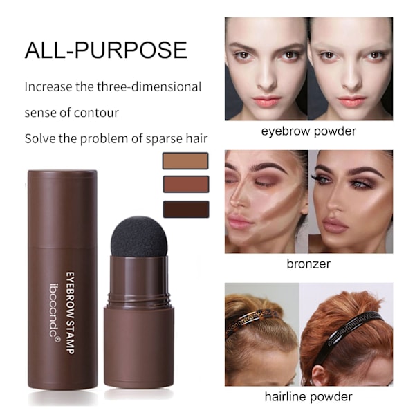 One Step Brow Stamp Shaping Kit Light Brown