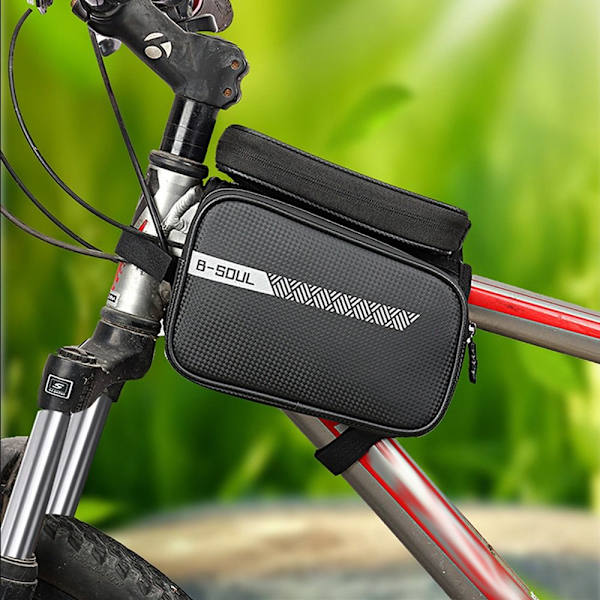 Cykel Top Frame Taske Cykel Sadeltaske UDEN TELEFONTASK UDEN Without Phone Bag
