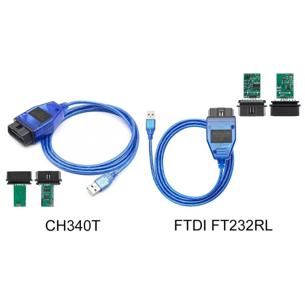 OBDII Scanne Cable Car Diagnostic Kabel FTDI FT232RL FTDI