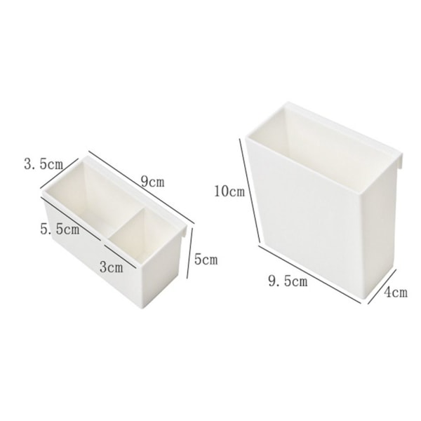 Opbevaringsboks Skrivebord Side Organizer 2STK SÆT 2STK SÆT 2PCS SET