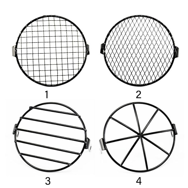 Moottoripyörän mesh cover verkkolamppuvarjostin 3 3 3