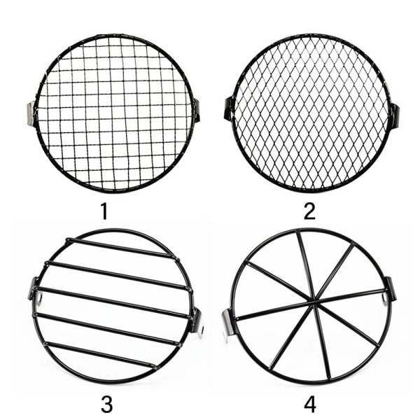 Motorsykkel lyktdeksel Mesh lampeskjerm 2 2 2