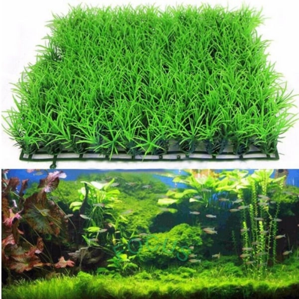 Aquarium Fish Tank Accessories Decor Green Grass 02 02 02