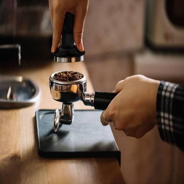 Kaffe Tamper Rustfrit Stål Baseret Tamper SORT black