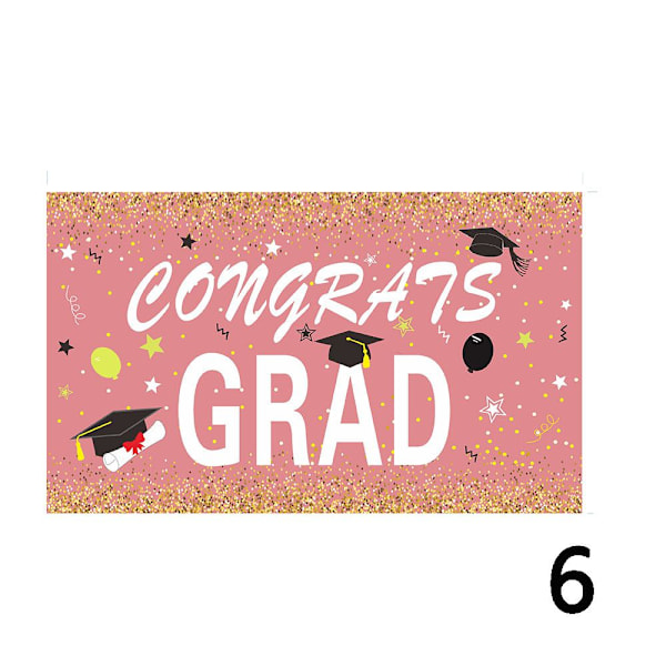 Graduation Season Banner Graduationsdekorationer B6 6 B6
