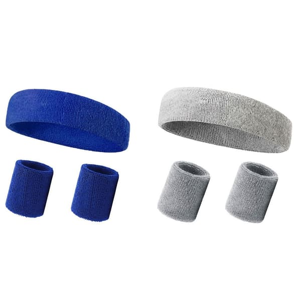 1 sæt Wrist Wraps Armbånd BLÅ&GRÅ Blue&Grey