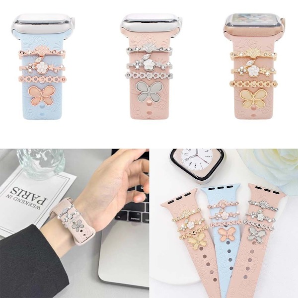Watch Band Ornament Dekorativ Ring ROSE GULD Rose Gold
