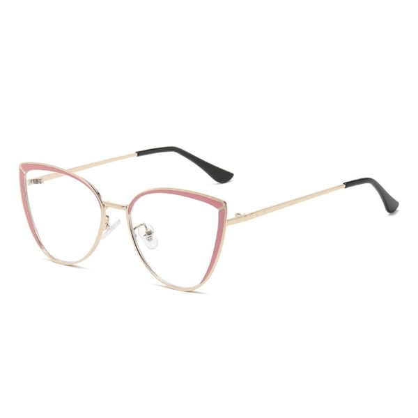 Anti-Blue Light Glasses Oversized Eyeglasses PINK Pink