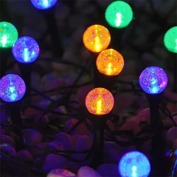 Solar Grass Light LED Ball WARM LIGHT LÄMMIÄ VALO warm light