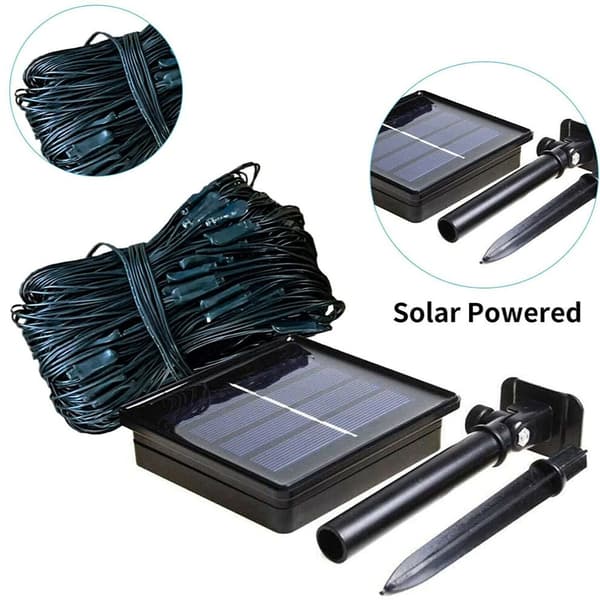 Solenergi LED String LED Solar Net Mesh WARM WHITE 3MX2M warm white 3Mx2M 204LED