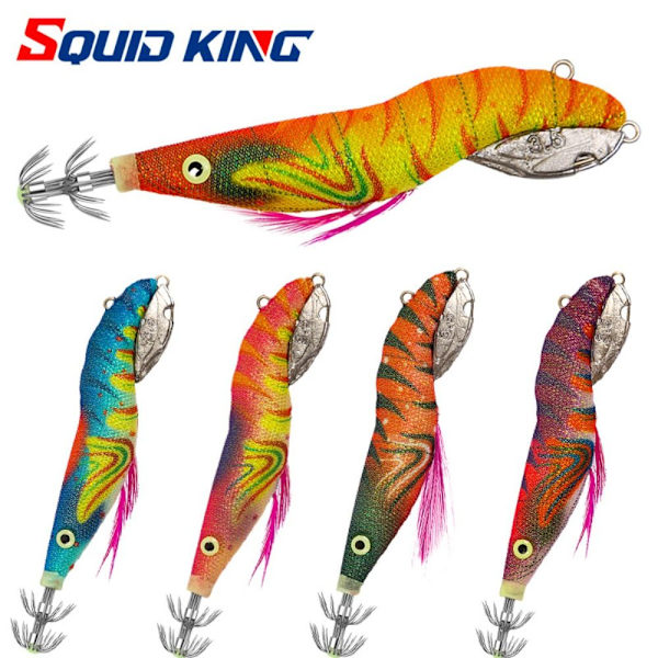 Puiset katkaravun vieheet Squid koukku 005 005 005