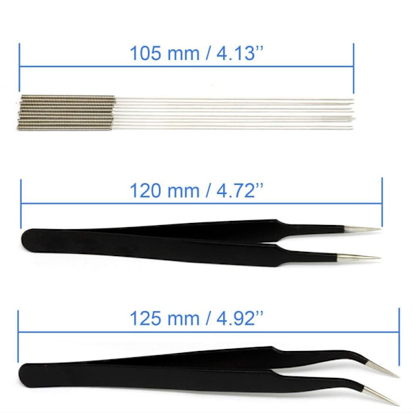Set med 12 st 3D-skrivarmunstyckesrengöringssats 3D-skrivarrengöring