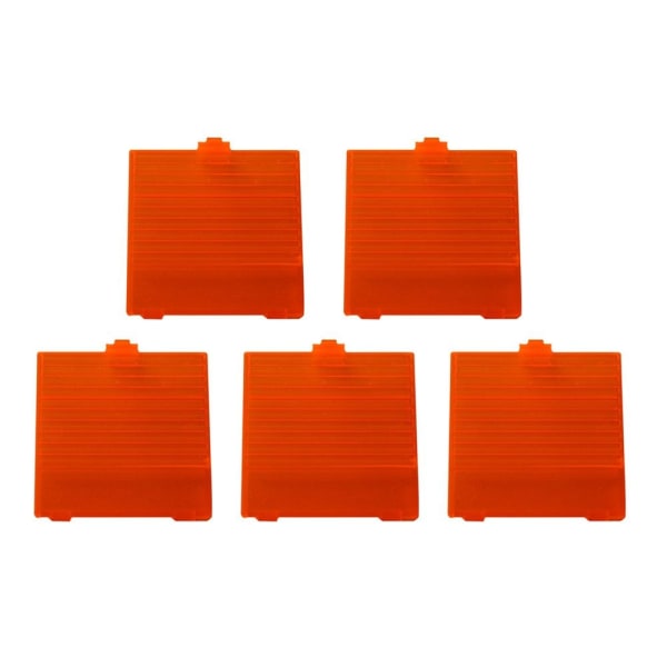5stk Batterideksel Batterilokk ORANSJE orange
