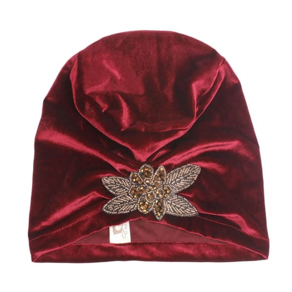 Turban Hat Soft Bonnet SORT black