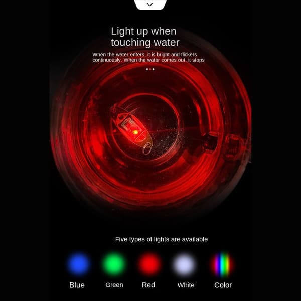 LED Lure Light Flash Lampa VIT VIT White