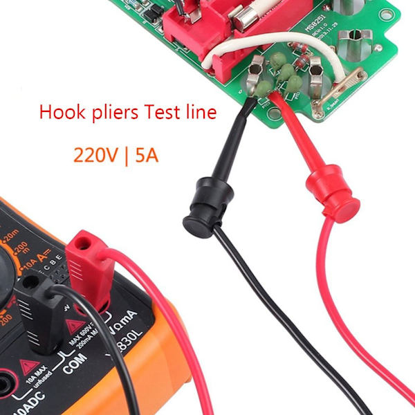 Elektriker Testkablar Alligator Clip Testkablar Multimeter