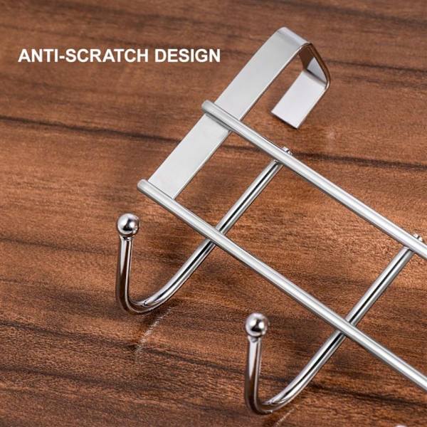 5 Krokar Rack Hem Badrum Organizer Handduk Dörrkrokar