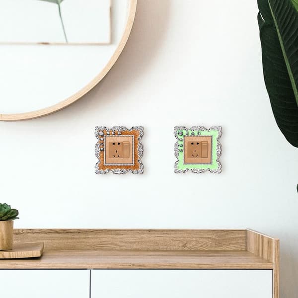 Single Light Switch Cover Sockel Surround Frame KAFFE coffee