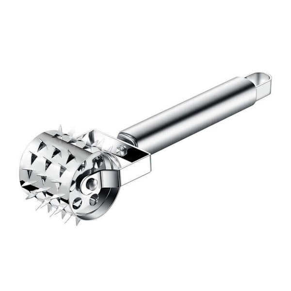 Rustfrit stål Kødtenderizer Rolling Steak Wheel Meat Hammer