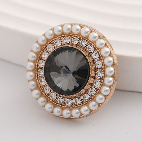 5 kpl Pearl Vaatteet Napit Paidan napit MUSTA 20MM5KPL 5 KPL black 20MM5pcs-5pcs