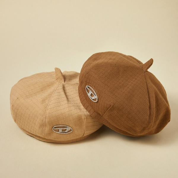 Baret Hatte Fransk Kasket SORT black