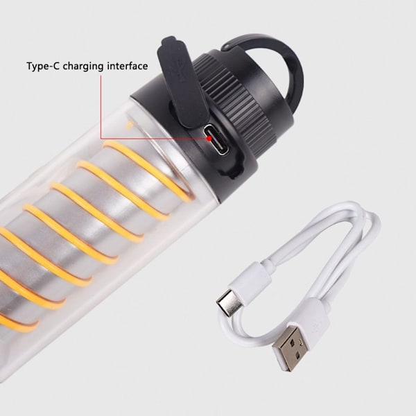 LED lommelygte campinglys SORT Black