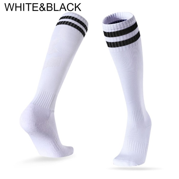 Fotballsokker Sportssokker HVIT&SORT white&black