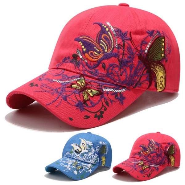 Butterfly Baseball Cap Peaked Hap 08 08 08