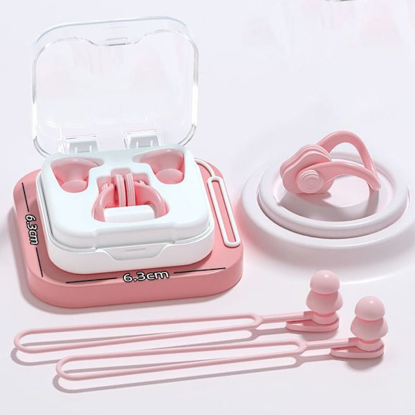 Nenäklipsi Korvatulpasetti NoseClip & set SET pink