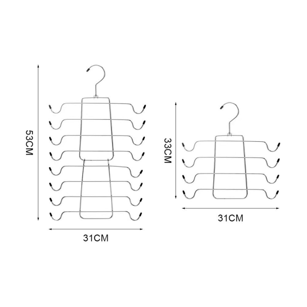 BH Henger Undertøyshenger SORT 4-LAGS 4-LAGS Black 4-layer-4-layer