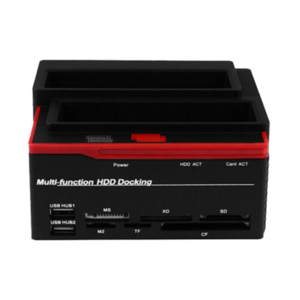 Mobil HDD-dockingstation USB-kortlæser EU-STIK