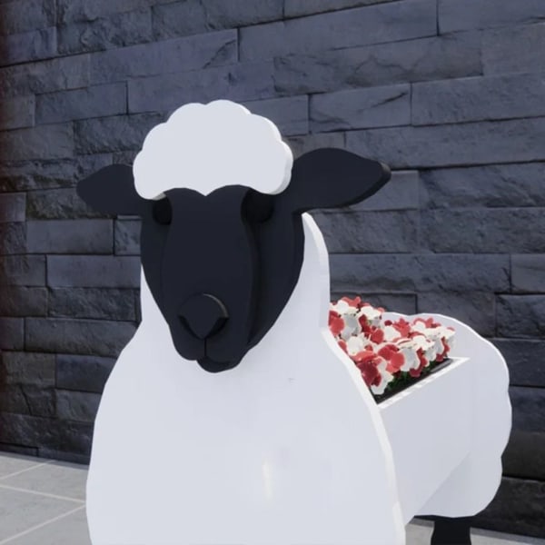 Hage Blomsterpotte Blomsterplanter SAUER SAUER sheep