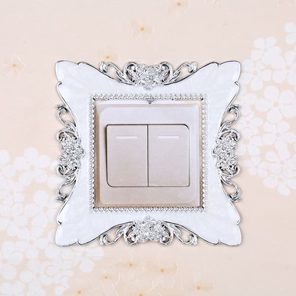 Enkelljusbrytare Cover Socket Surroundram ROSA pink