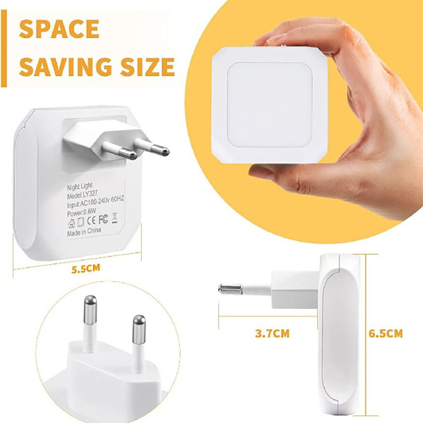 LED trådløst natlys LED-lampe C C C