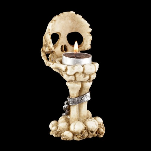 Halloween Skeleton Lysestage Skeleton Candle Stick Skeleton