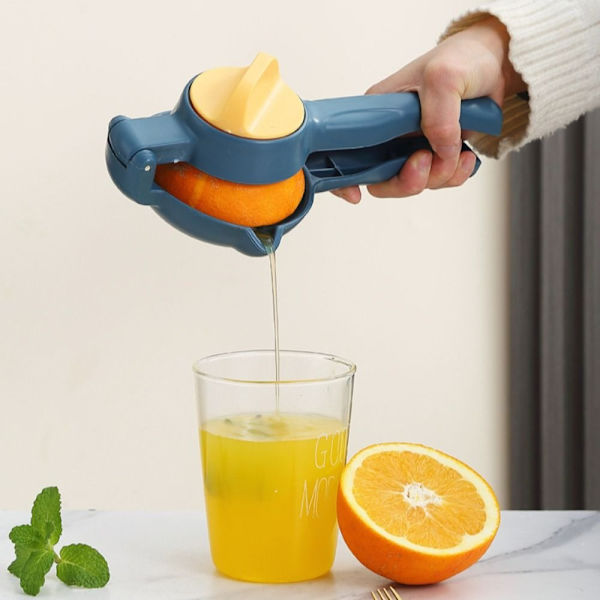 Manuel Rotary Citronpresser Citronsaftpresser Håndholdt GUL yellow