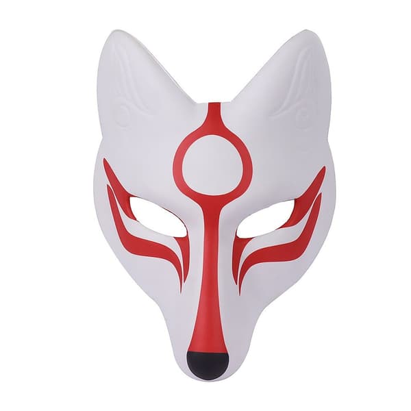 Foxes Masks Cosplay Masker SORT black