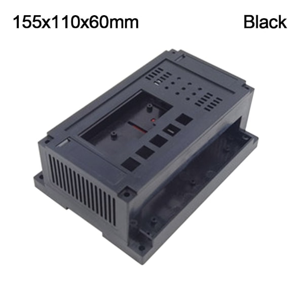 Elektronisk Project Box Vandtæt Cover Project SORT Black 155x110x60mm