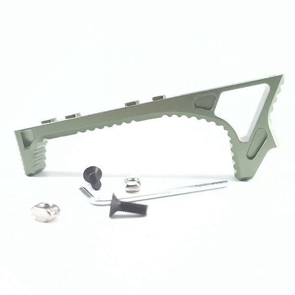 Vinklet Forgreb Buet Frontgreb GRØN M-LOK M-LOK green M-lok-M-lok