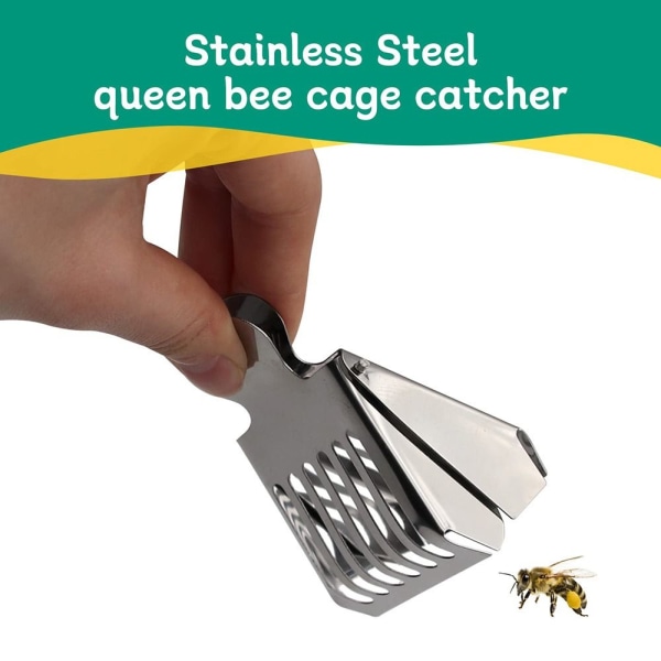 3 ST Queen Bee Cages Clip Biodling Clips Insektsfångare