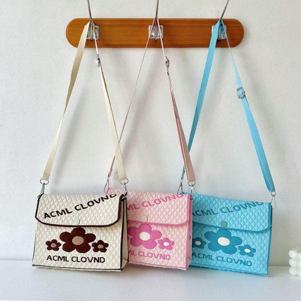 Knit Handbag Knot Wrist Bag BLÅ blue