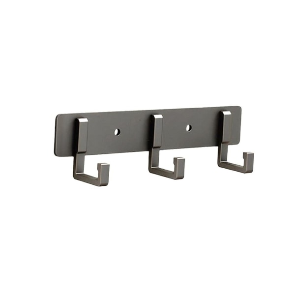 Vegg Dørkrok Stue Dørkrok GRÅ 3 KROKER 3 KROKER Grey 3 hooks-3 hooks