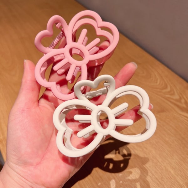 Hair Claw Clips Sløjfe Hårclips PINK Pink