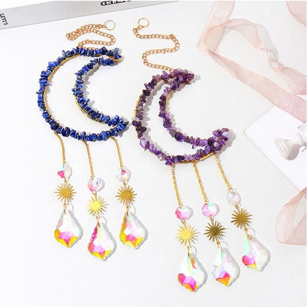 Crystal Windchime Ametist Wind Chimes MULTICOLOR multicolor